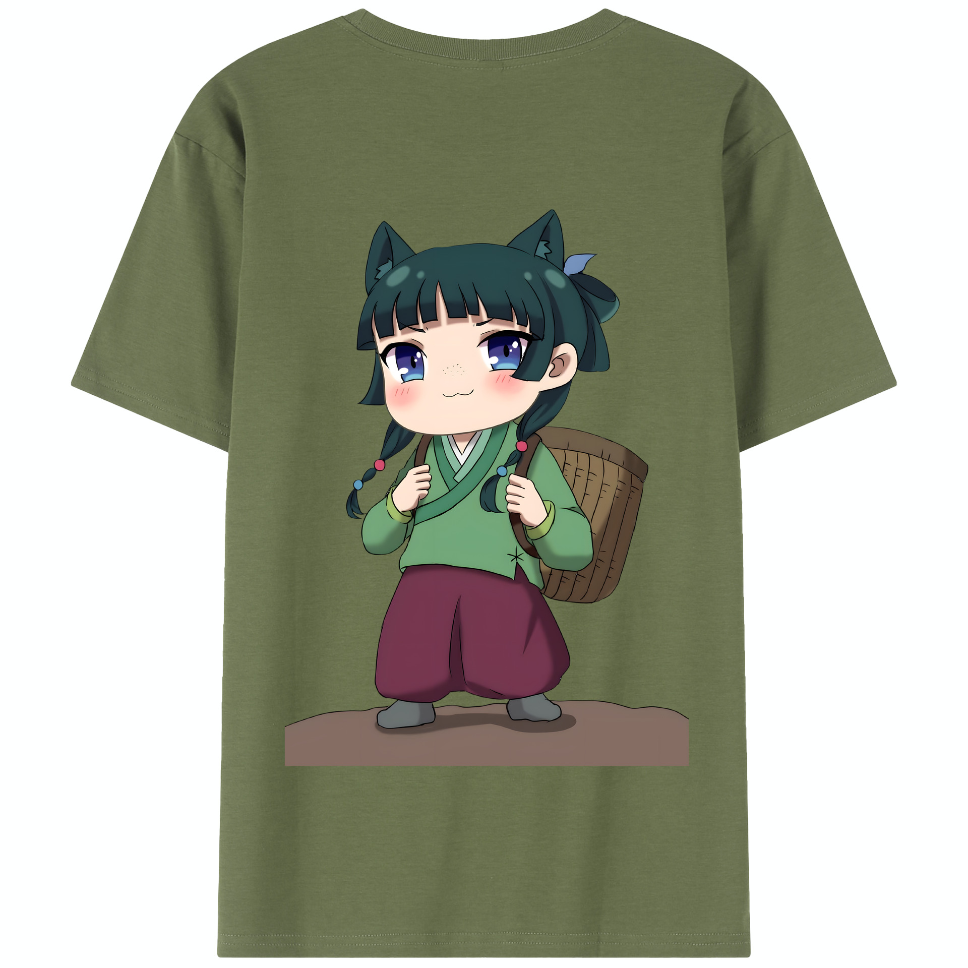 （画像用） 薬屋のひとりごと The Apothecary Diaries 綿100％半袖Tシャツ（背面プリント）